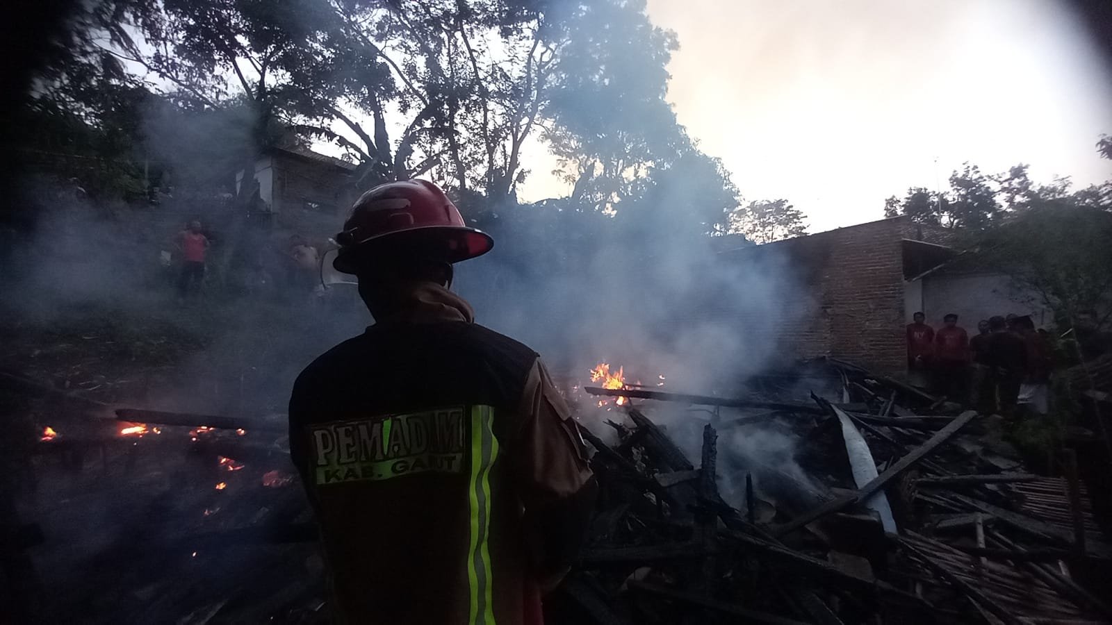 Kebakaran di Daerah Cibiuk Garut