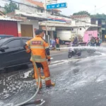 Ledakan gas LPG 3 Kg di Warung Bakso Garut