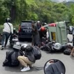 Kecelakaan Beruntun di Tutugan Leles Garut