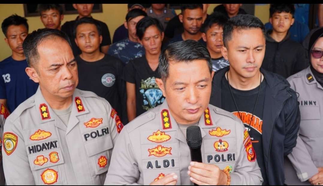 10 Anggota Geng Motor Brigez Bandung Ditangkap di Garut