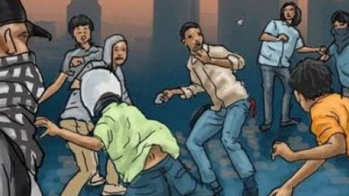 Anggota BPBD Garut Dibacok Gerombolan OTK Saat Konvoi Persib