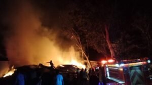 Kebakaran Hebat di Desa Pananjung