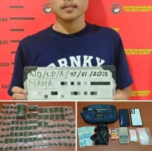 Mahasiswa Diciduk Usai Jual 112 Paket Sinte di Garut