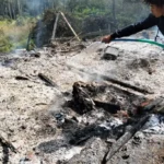 Gubuk Terbakar di Pamulihan Garut