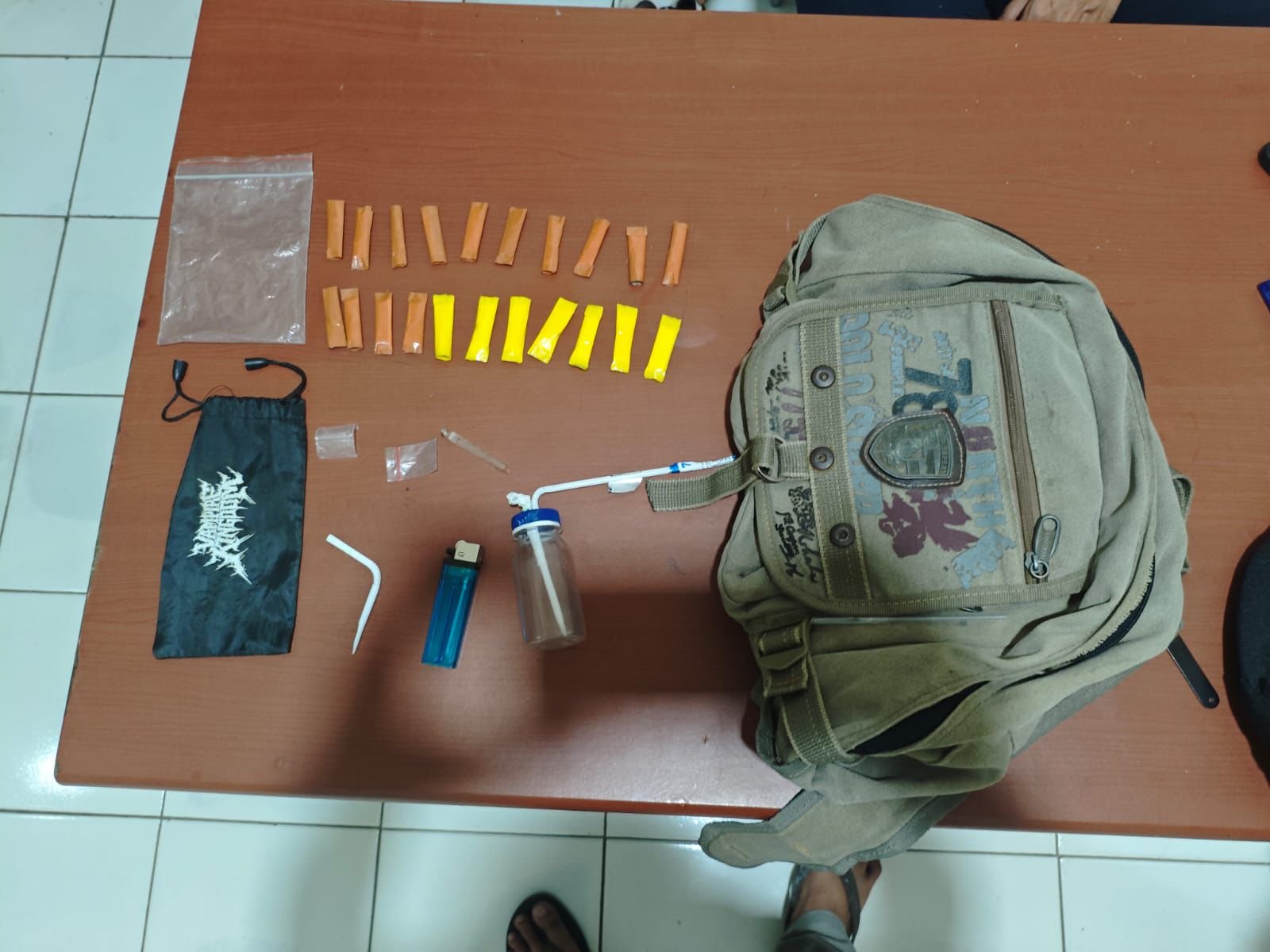 Polisi Ringkus Dua Pengedar 9.97 Gram Sabu Diamankan